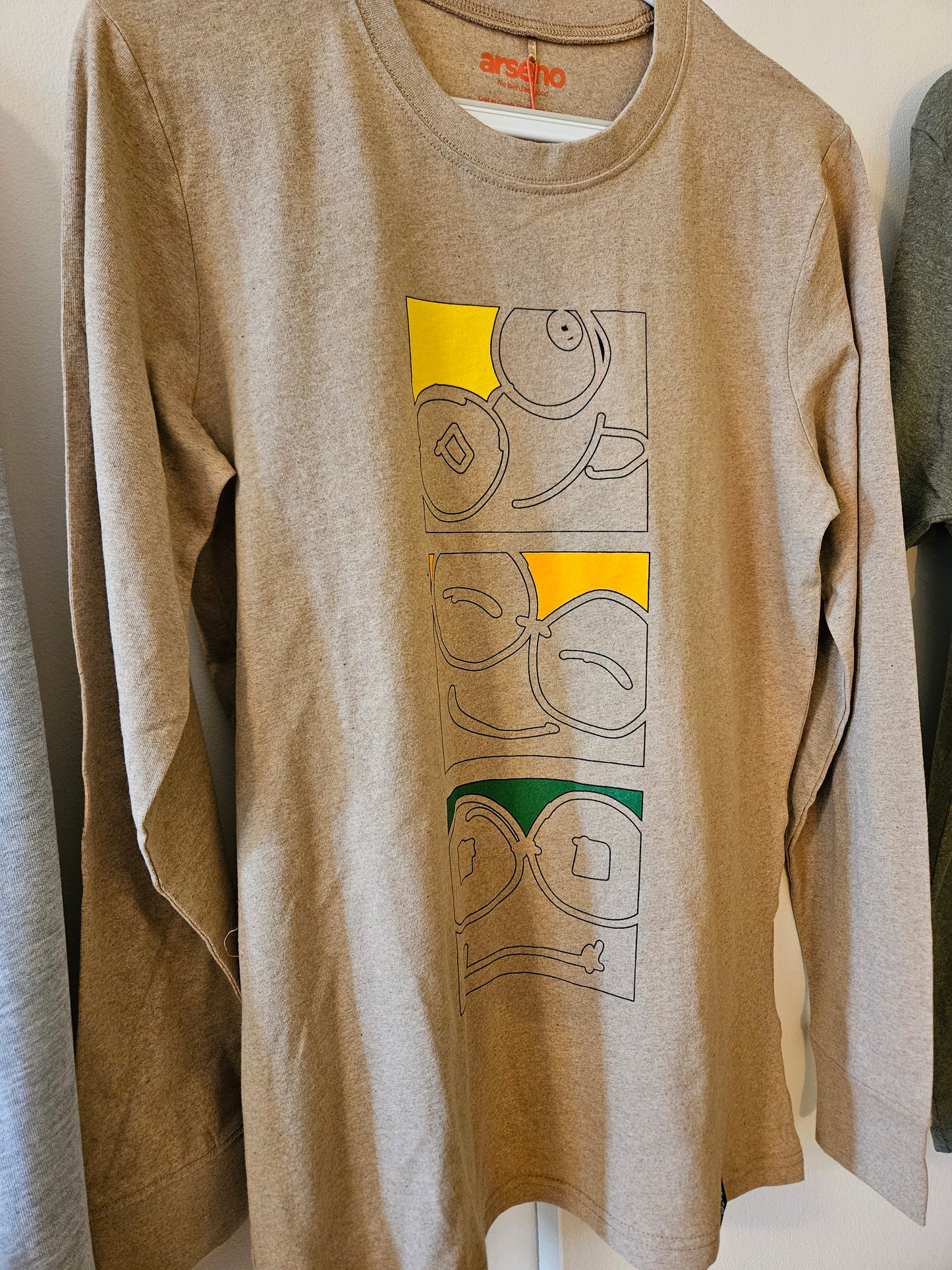 Chandail à manche longue coton recyclé