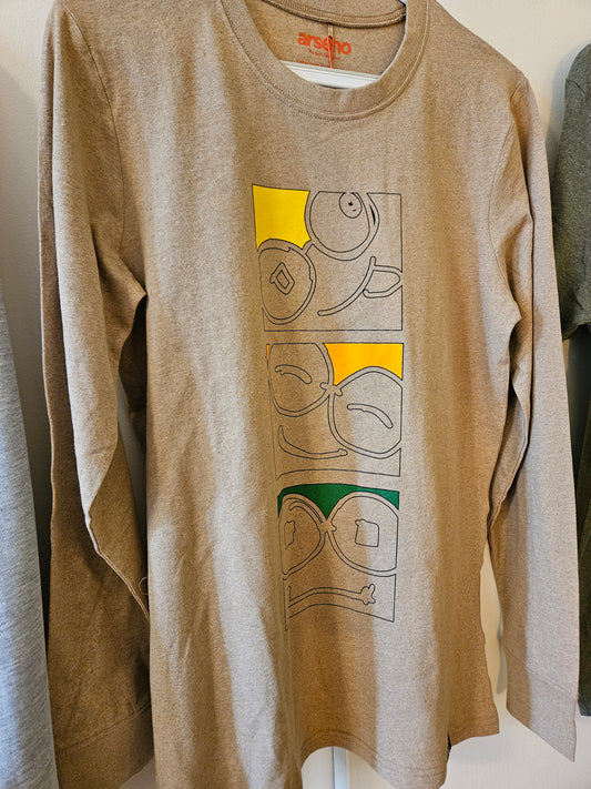 Chandail à manche longue coton recyclé