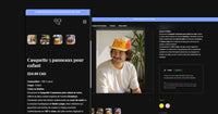 Page de produit