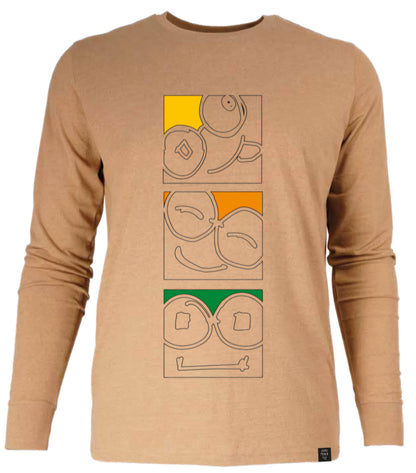 Chandail à manche longue coton recyclé