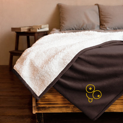 Premium Sherpa Blanket (Grimace)
