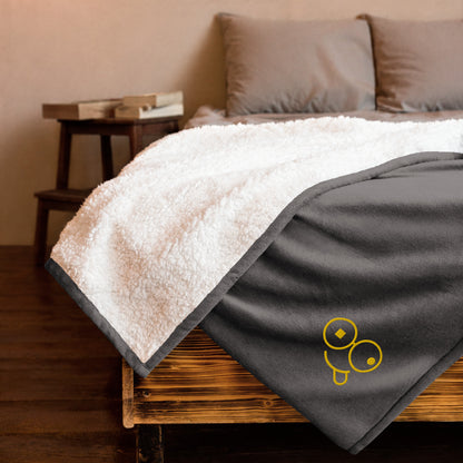 Premium Sherpa Blanket (Grimace)